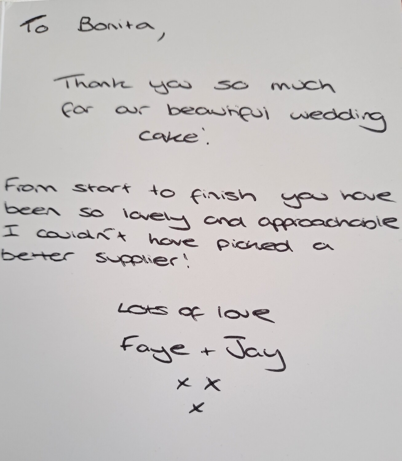 's by Card Review Delivered by hand with Prosecco