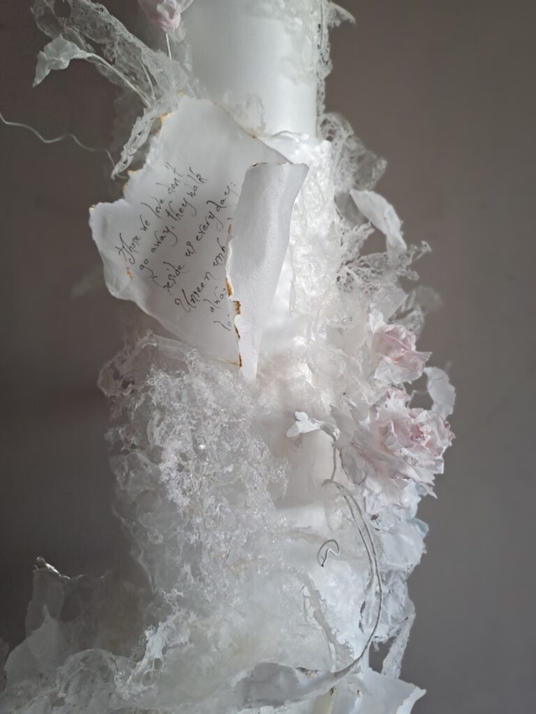 W3 Wafer Paper Cake luckysixpence Message Close Up 1 Bonitabakes.co.uk